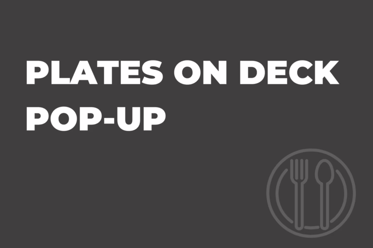 Plates on Deck Pop-Up