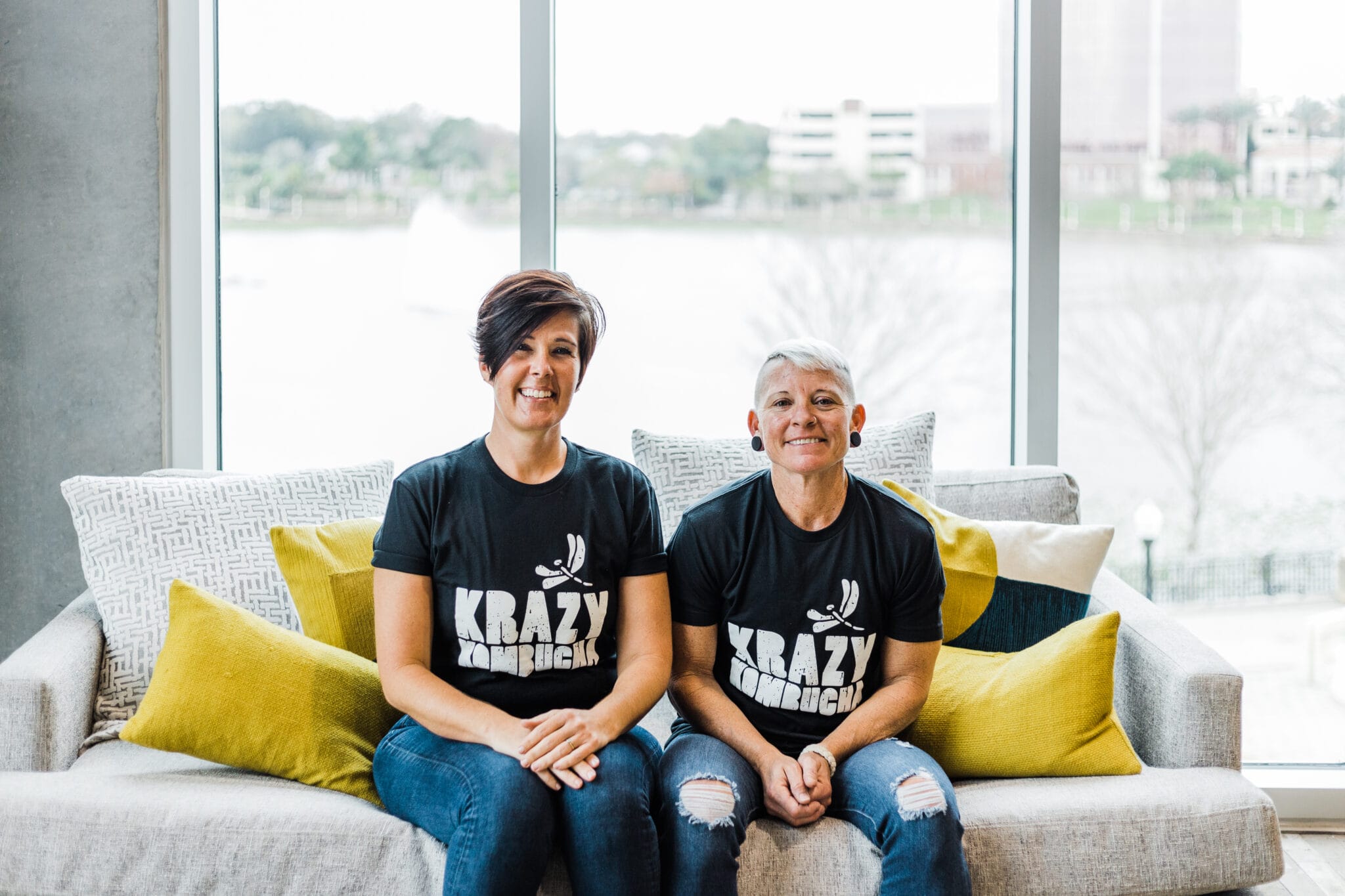 The founders of Krazy Kombucha at Catapult.